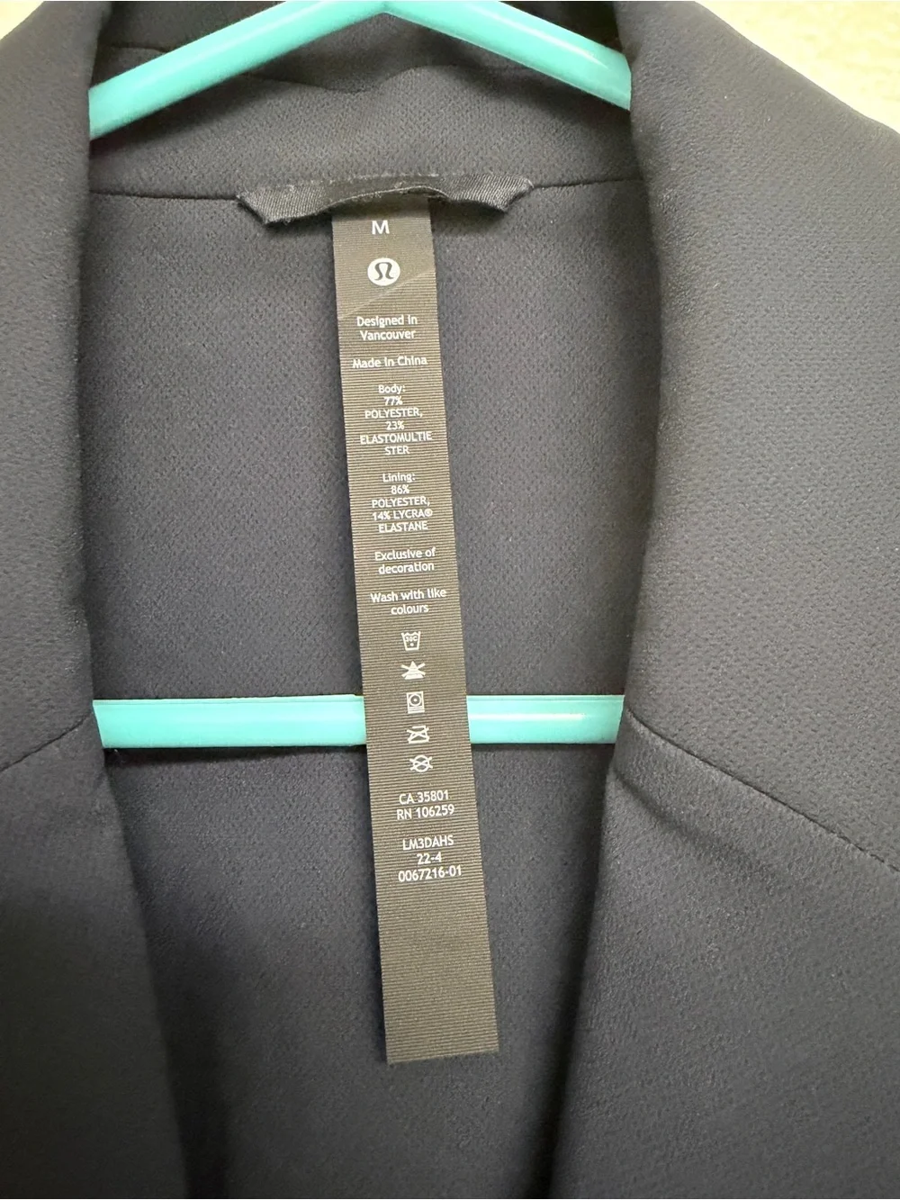 Lululemon Venture Blazer Navy